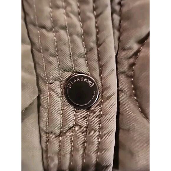 BlankNYC Dropshoulder Quillted Jacket Burnt Sage Womens Size Small - Picture 5 of 8